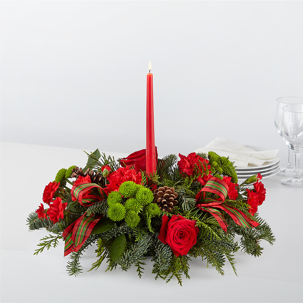 By the Candlelight Centerpiece – COBORN'S INC FLORAL SHOPPES, Saint Cloud MN