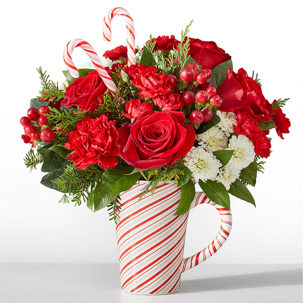 Peppermint Swirl Mug – COBORN'S INC FLORAL SHOPPES, Saint Cloud MN