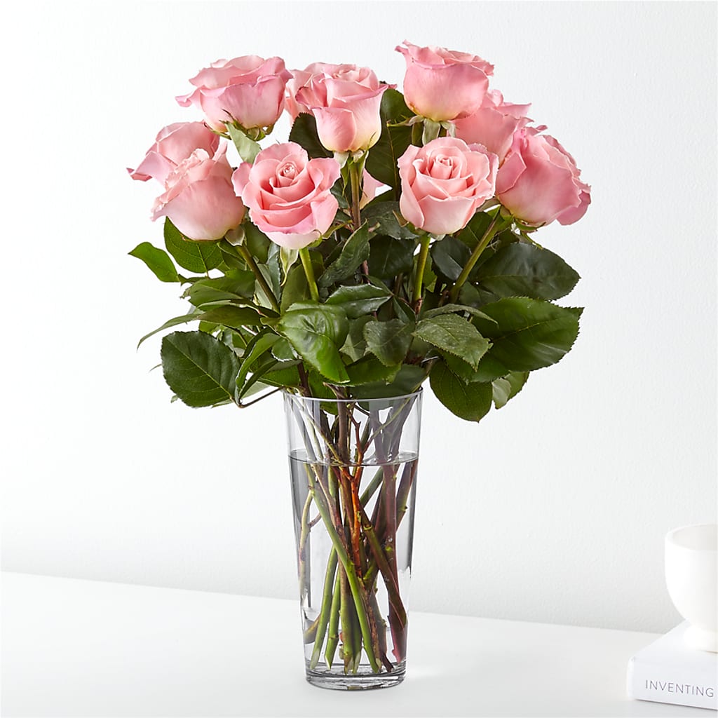 Long Stem Pink Rose Bouquet – COBORN'S INC FLORAL SHOPPES, Saint Cloud MN