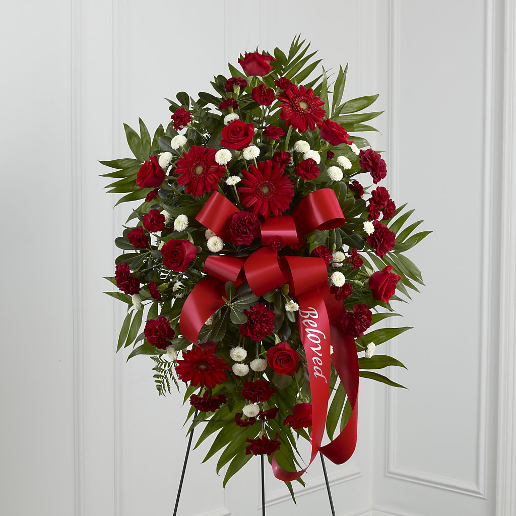 Treasured Memories Standing Spray – COBORN'S INC FLORAL SHOPPES, Saint Cloud MN