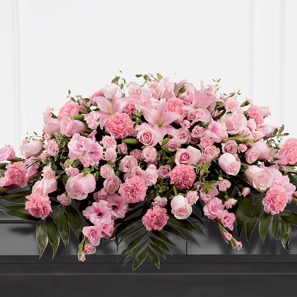 Garden of Comfort Casket Spray (Standard) – COBORN'S INC FLORAL SHOPPES, Saint Cloud MN
