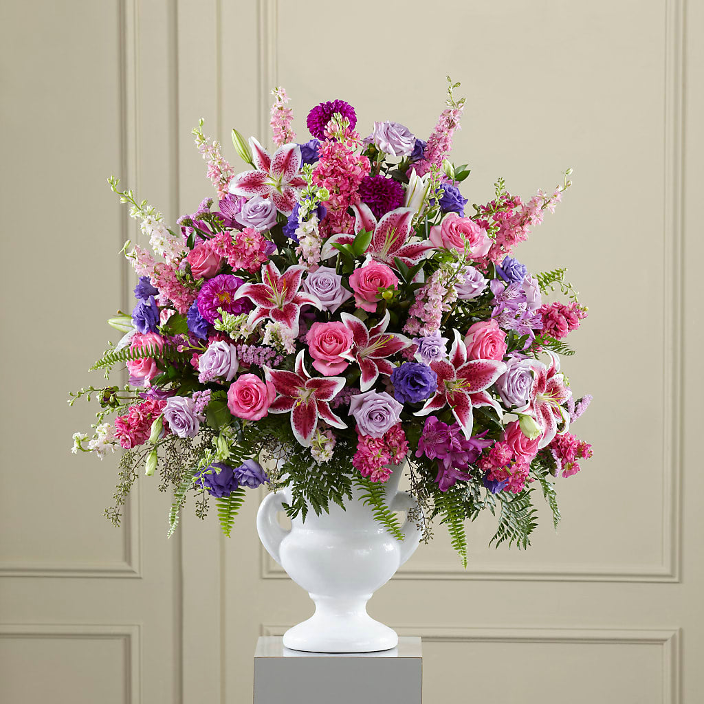 Peaceful Tribute Arrangement – COBORN'S INC FLORAL SHOPPES, Saint Cloud MN
