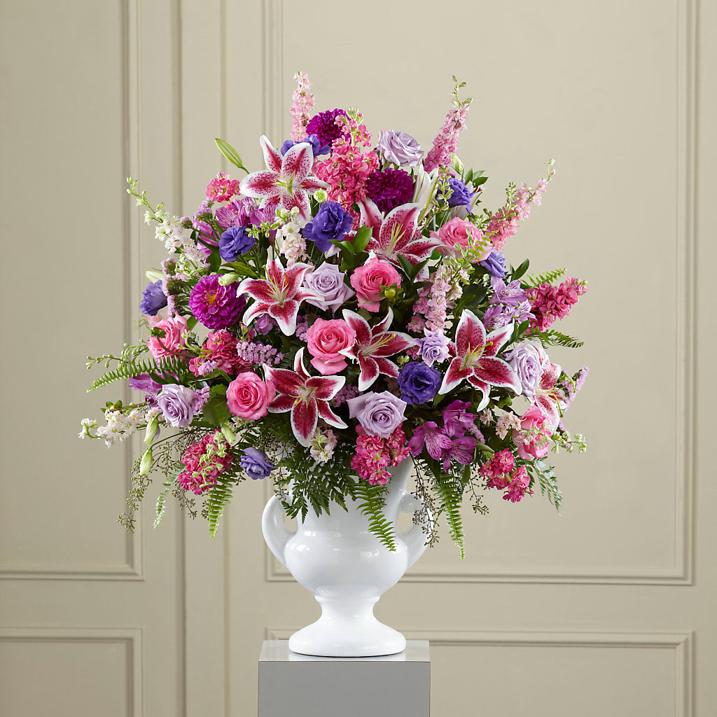 Peaceful Tribute Arrangement – COBORN'S INC FLORAL SHOPPES, Saint Cloud MN
