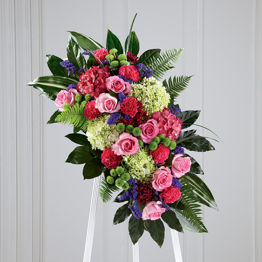 Refreshing Mix Standing Spray – COBORN'S INC FLORAL SHOPPES, Saint Cloud MN