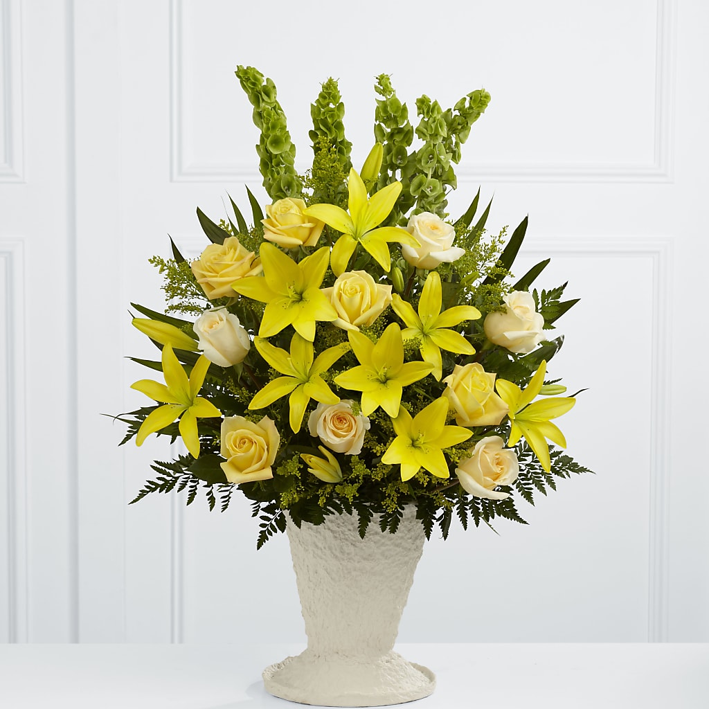 Golden Memories Arrangement – COBORN'S INC FLORAL SHOPPES, Saint Cloud MN