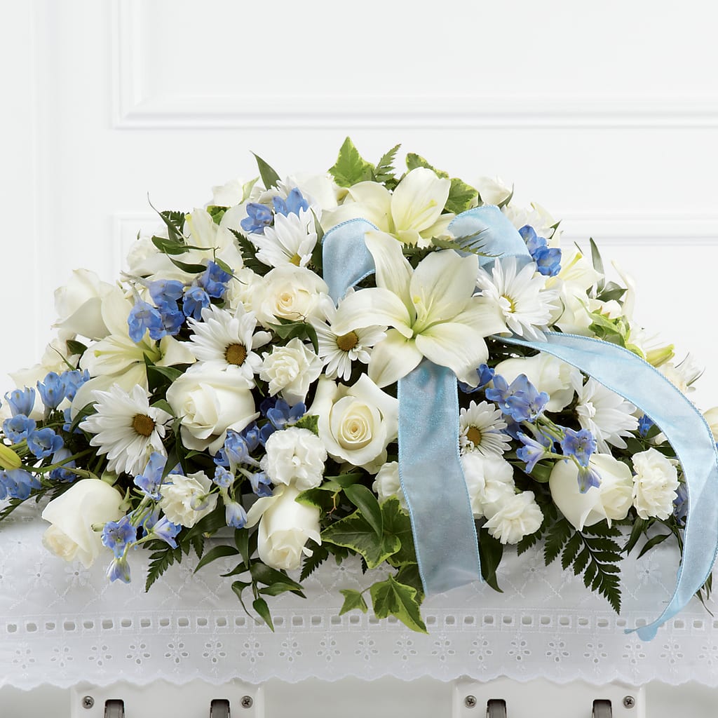 Tender Treasure Casket Spray – COBORN'S INC FLORAL SHOPPES, Saint Cloud MN