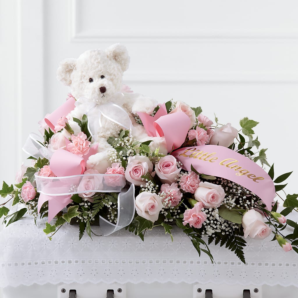 Touch of Sympathy Casket Spray – COBORN'S INC FLORAL SHOPPES, Saint Cloud MN