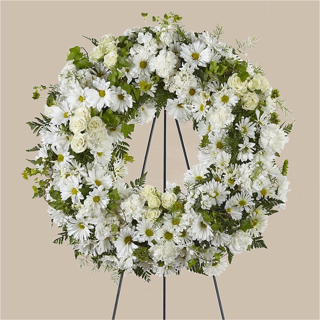 Faithful Wishes Wreath – COBORN'S INC FLORAL SHOPPES, Saint Cloud MN