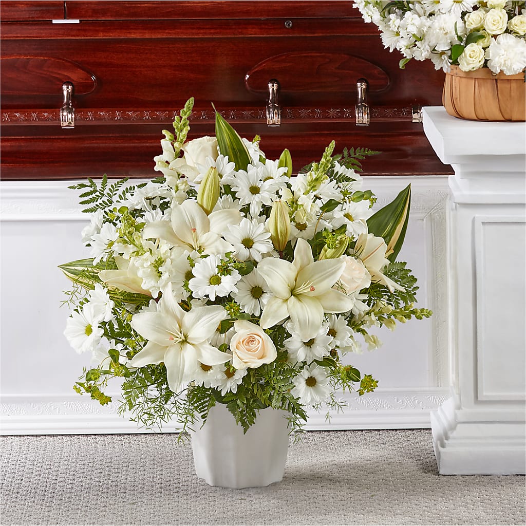 Thoughts of Tranquility Floor Basket – COBORN'S INC FLORAL SHOPPES, Saint Cloud MN