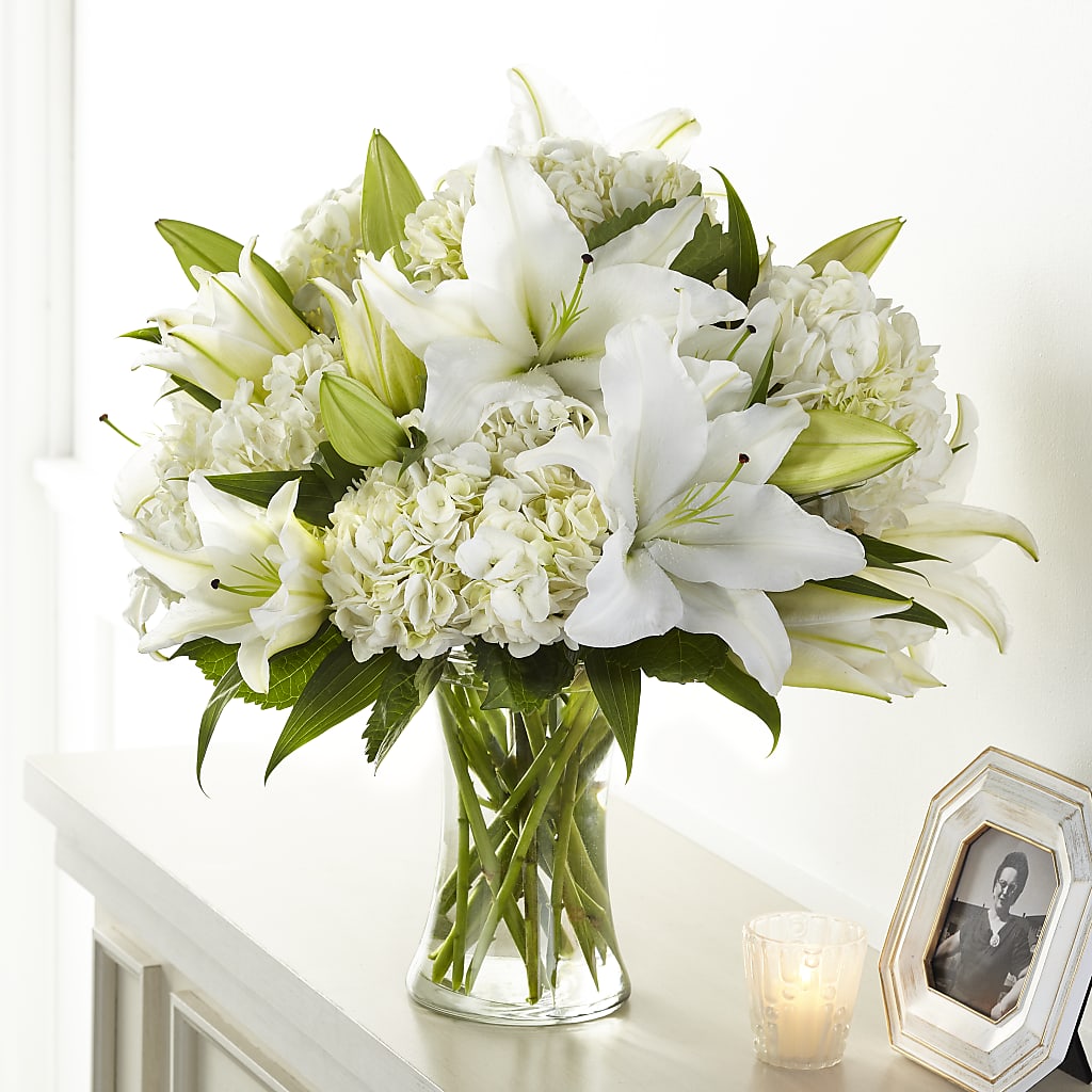 Compassionate Lily Bouquet – COBORN'S INC FLORAL SHOPPES, Saint Cloud MN