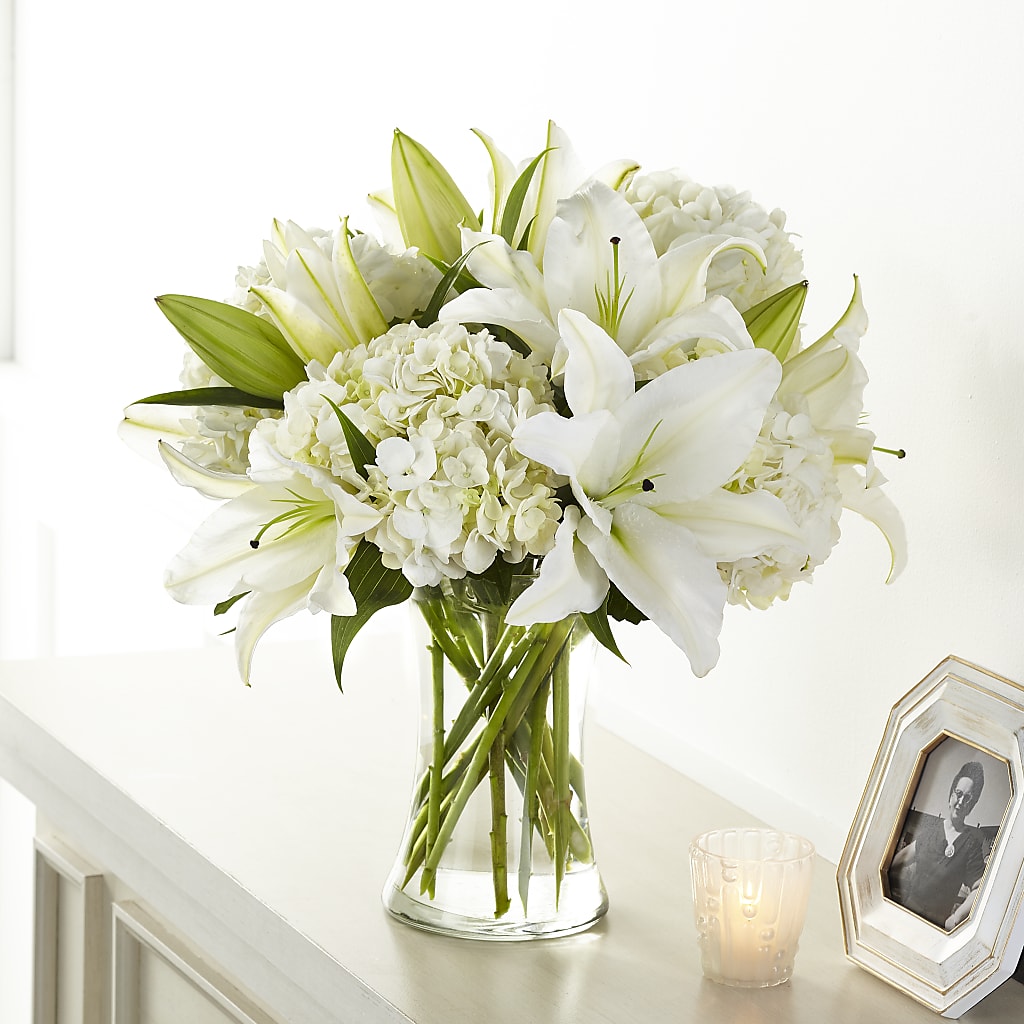 Compassionate Lily Bouquet – COBORN'S INC FLORAL SHOPPES, Saint Cloud MN