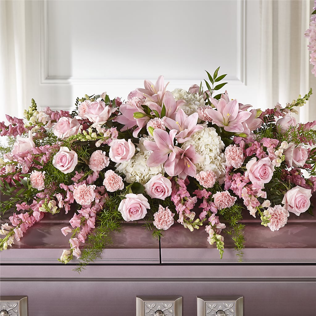 Life & Remembrance Casket Spray – COBORN'S INC FLORAL SHOPPES, Saint Cloud MN