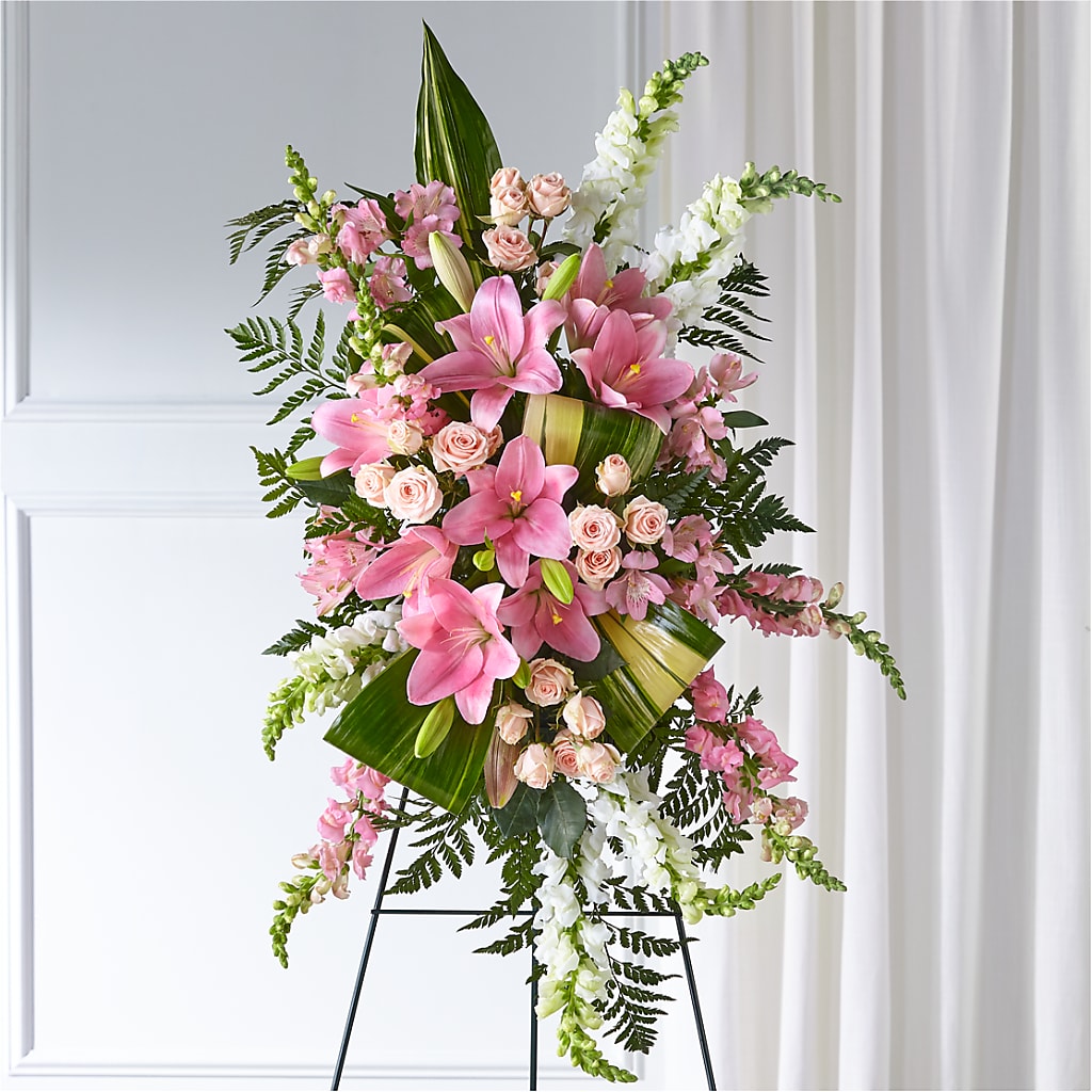 Elegant Embrace Standing Spray – COBORN'S INC FLORAL SHOPPES, Saint Cloud MN