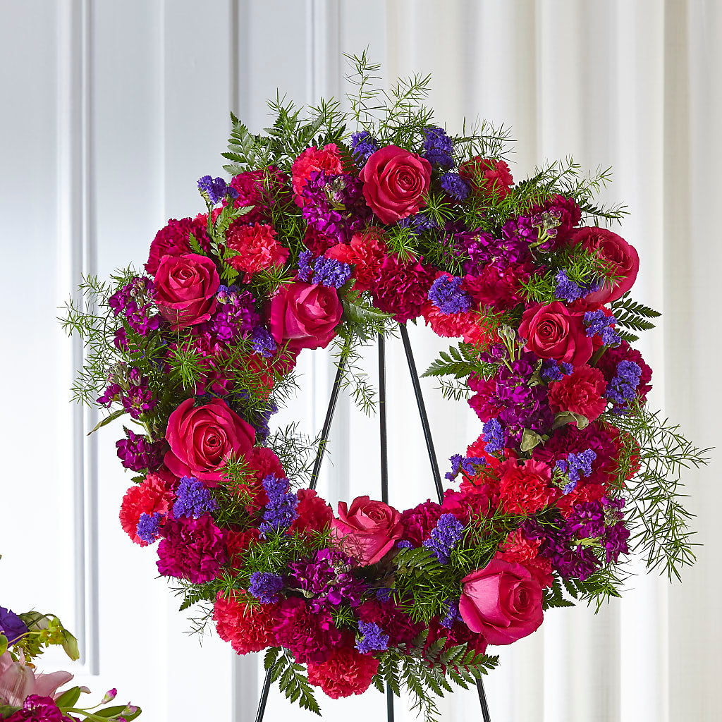 Calming Colors Wreath – COBORN'S INC FLORAL SHOPPES, Saint Cloud MN