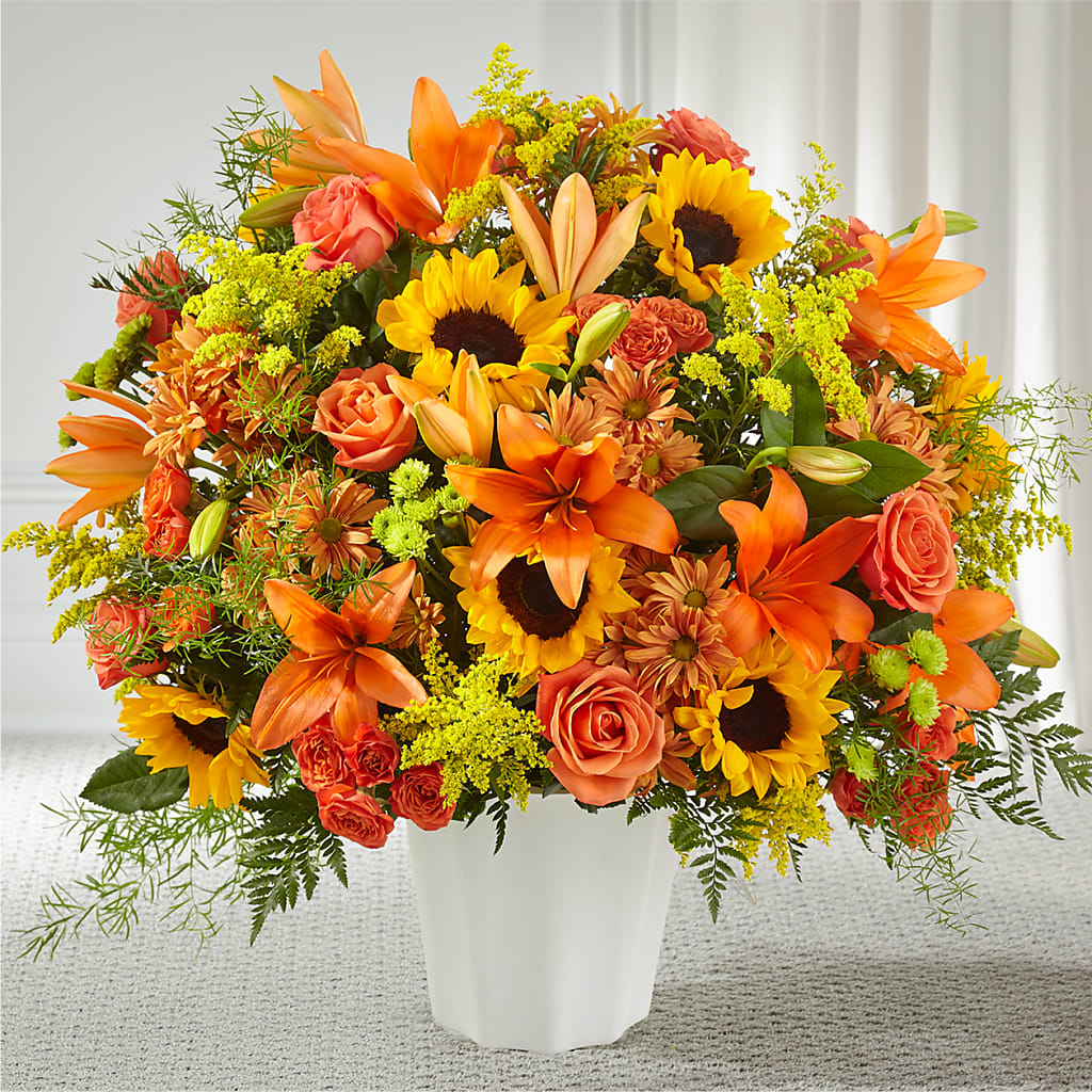 Harvest Thoughts Floor Basket – COBORN'S INC FLORAL SHOPPES, Saint Cloud MN