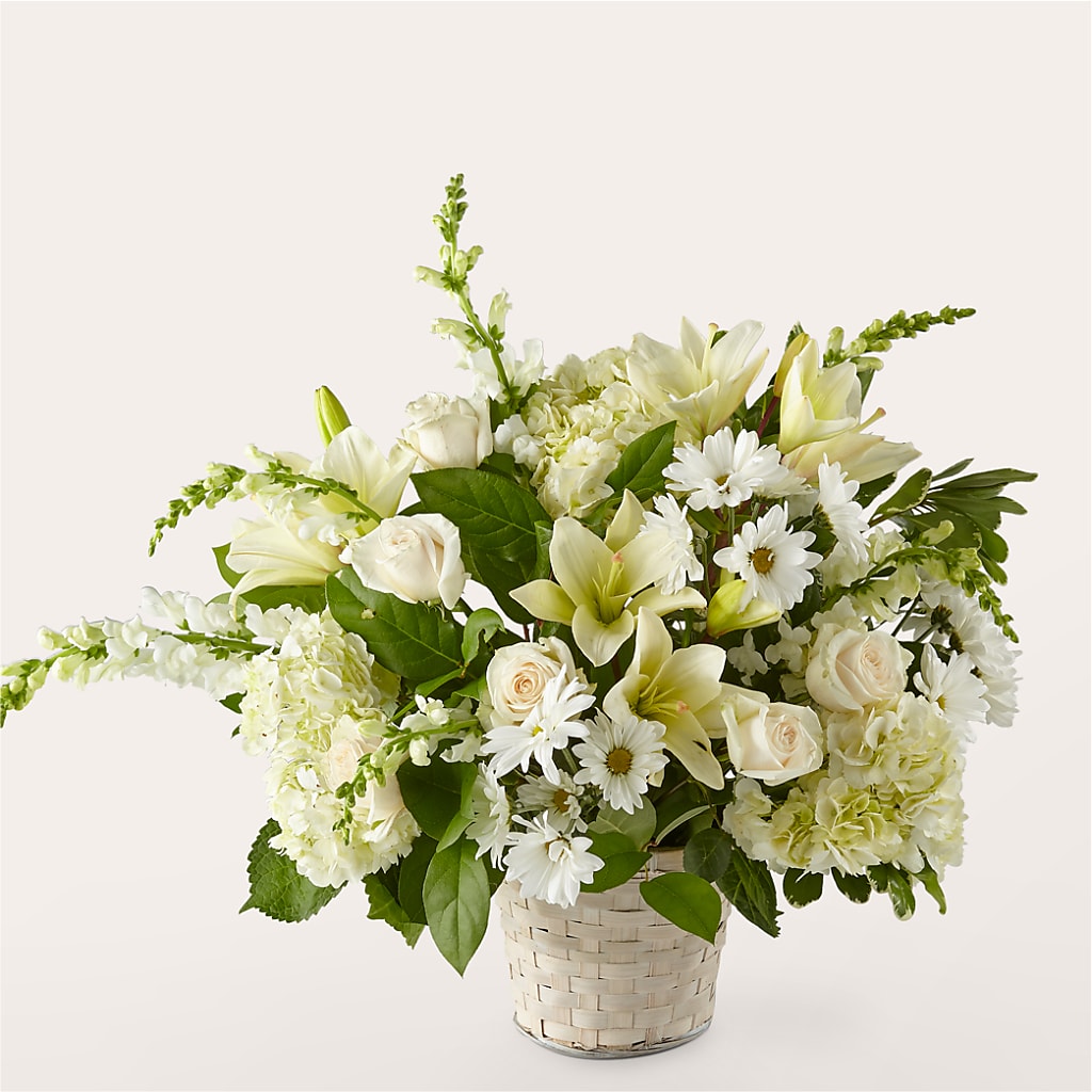 Ivory Elegance Floral Basket – COBORN'S INC FLORAL SHOPPES, Saint Cloud MN