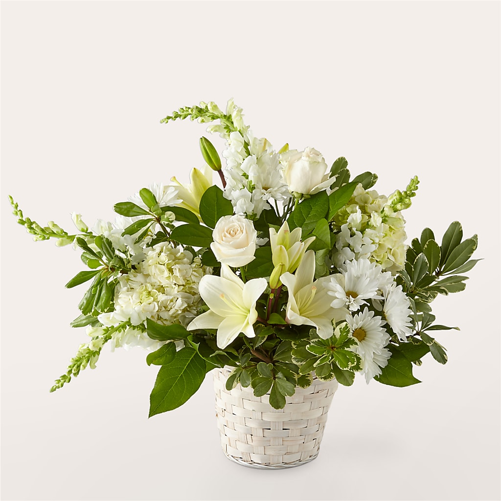 Ivory Elegance Floral Basket – COBORN'S INC FLORAL SHOPPES, Saint Cloud MN