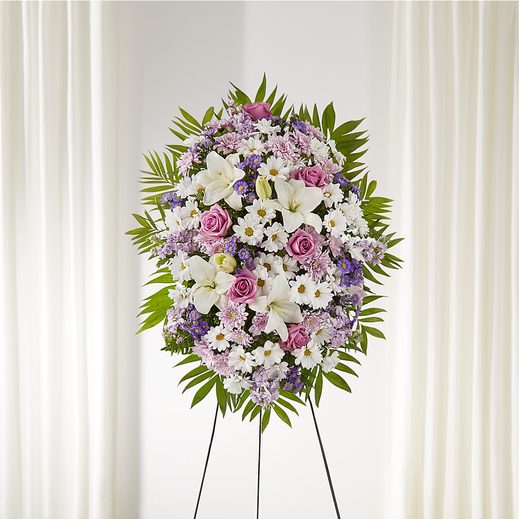 Surrounded by Love Standing Spray – COBORN'S INC FLORAL SHOPPES, Saint Cloud MN