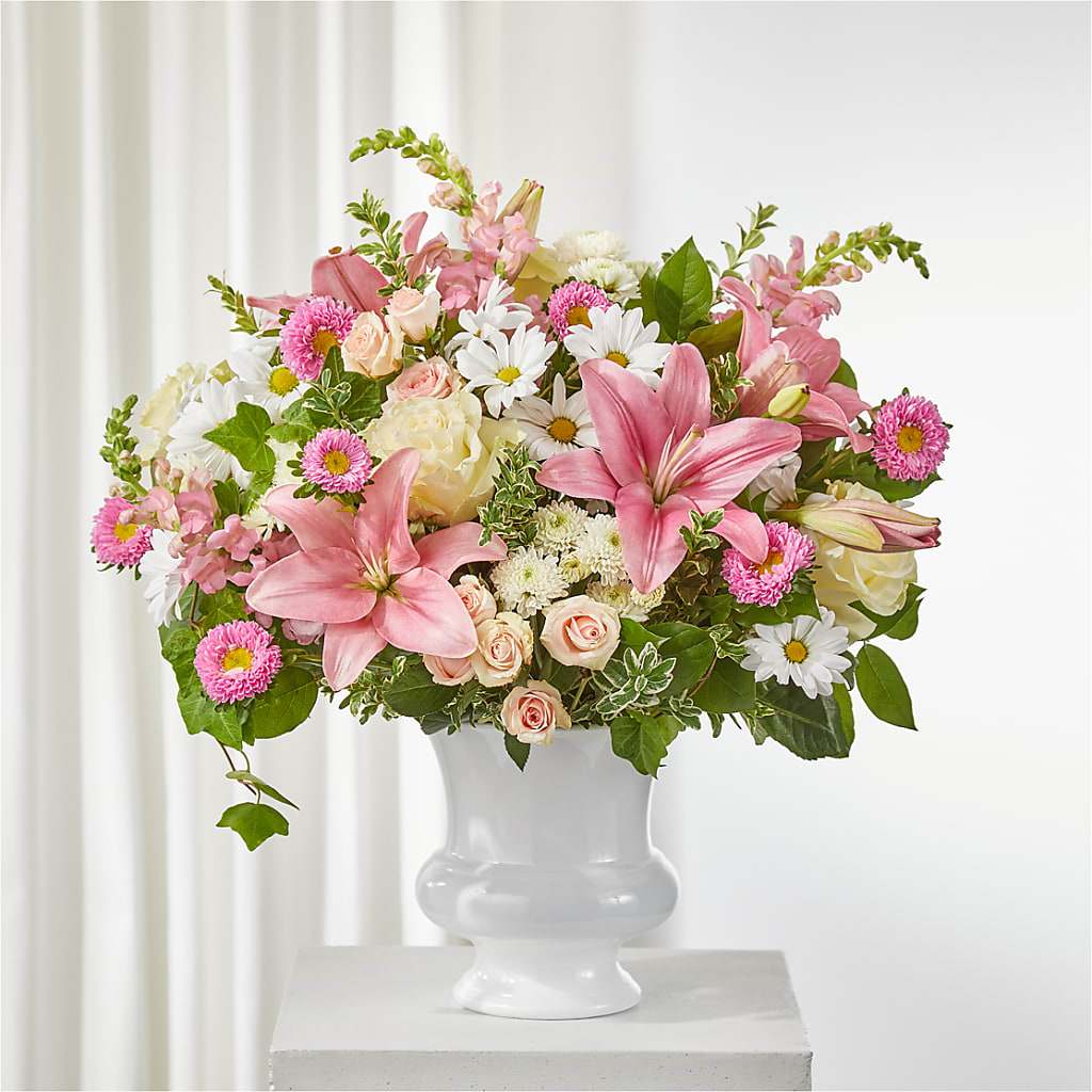 Empathetic Blooms Urn Arrangement – COBORN'S INC FLORAL SHOPPES, Saint Cloud MN