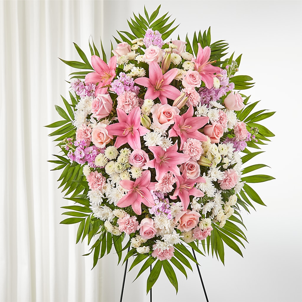Offering Solace Standing Spray – COBORN'S INC FLORAL SHOPPES, Saint Cloud MN