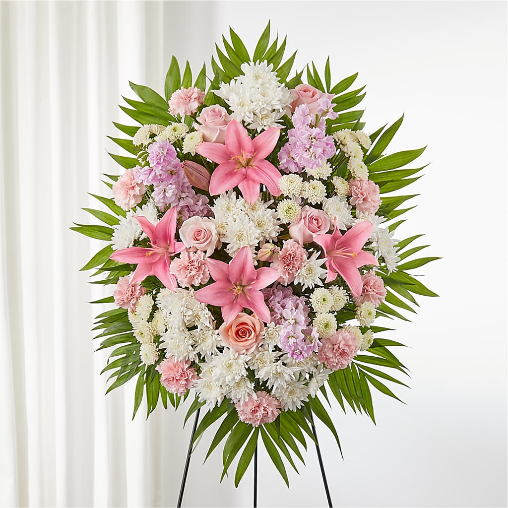 Offering Solace Standing Spray – COBORN'S INC FLORAL SHOPPES, Saint Cloud MN