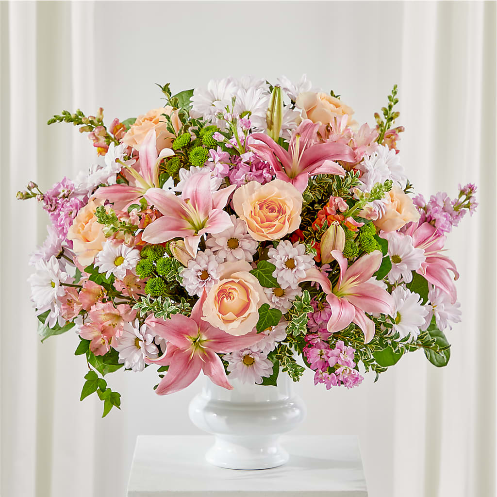 Heartfelt Gesture Urn Arrangement – COBORN'S INC FLORAL SHOPPES, Saint Cloud MN