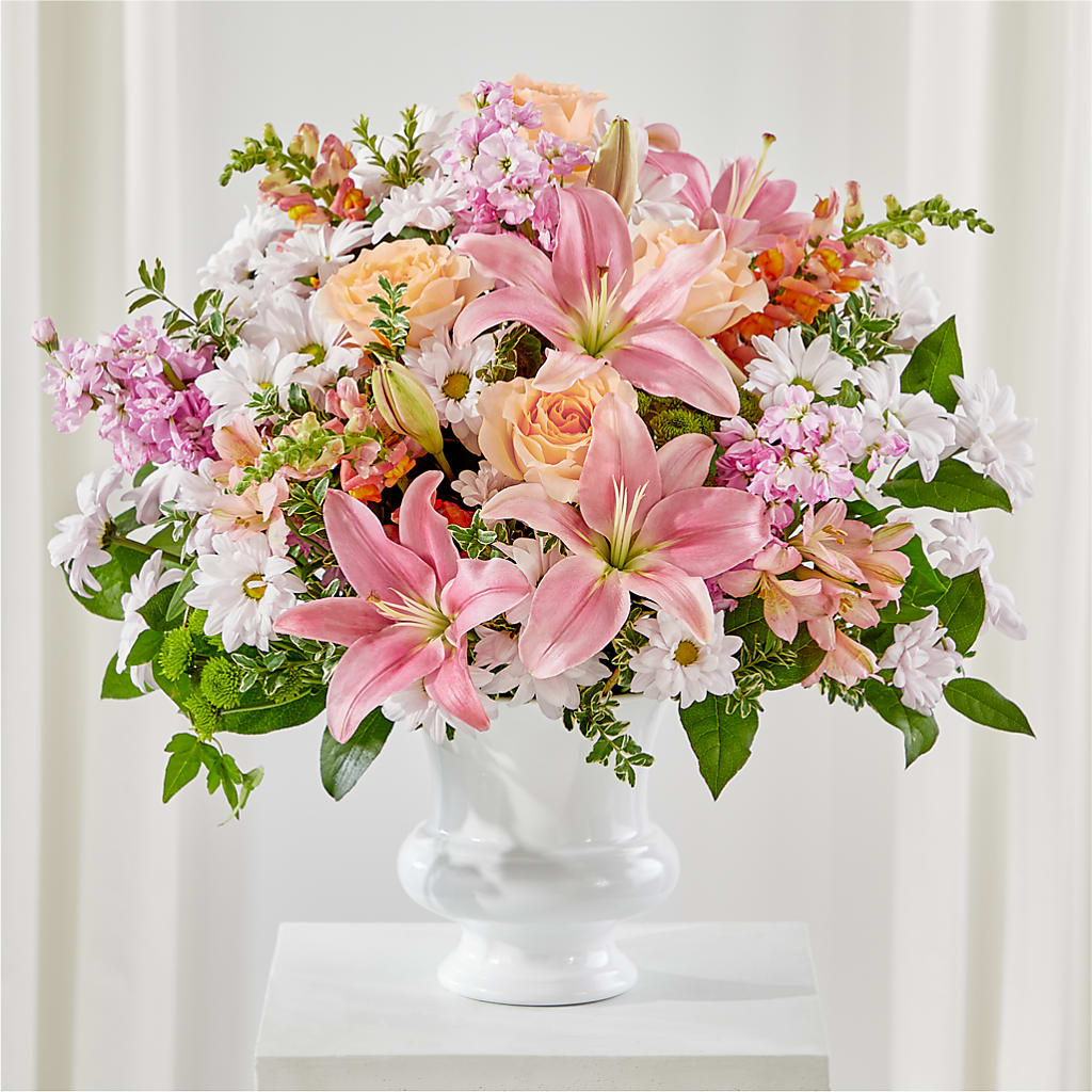 Heartfelt Gesture Urn Arrangement – COBORN'S INC FLORAL SHOPPES, Saint Cloud MN