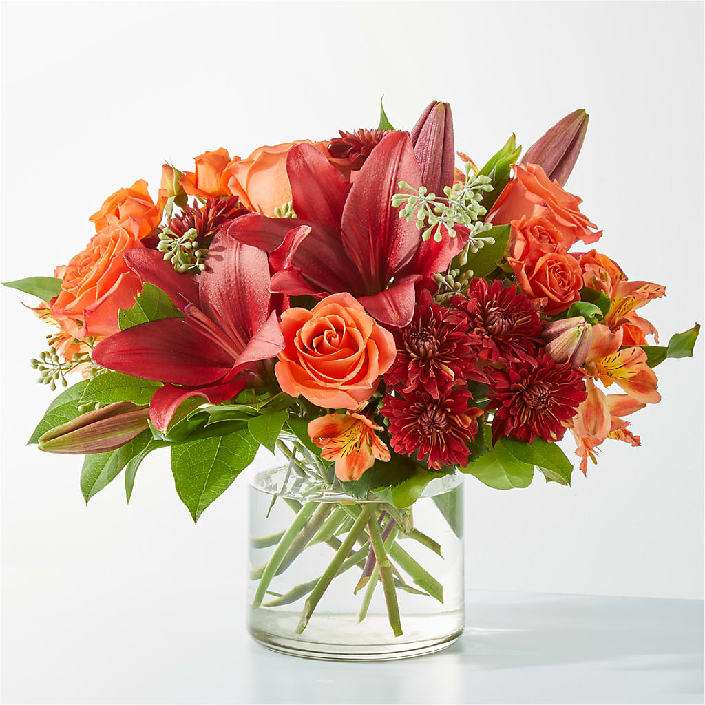 Crimson Leaves Bouquet – COBORN'S INC FLORAL SHOPPES, Saint Cloud MN