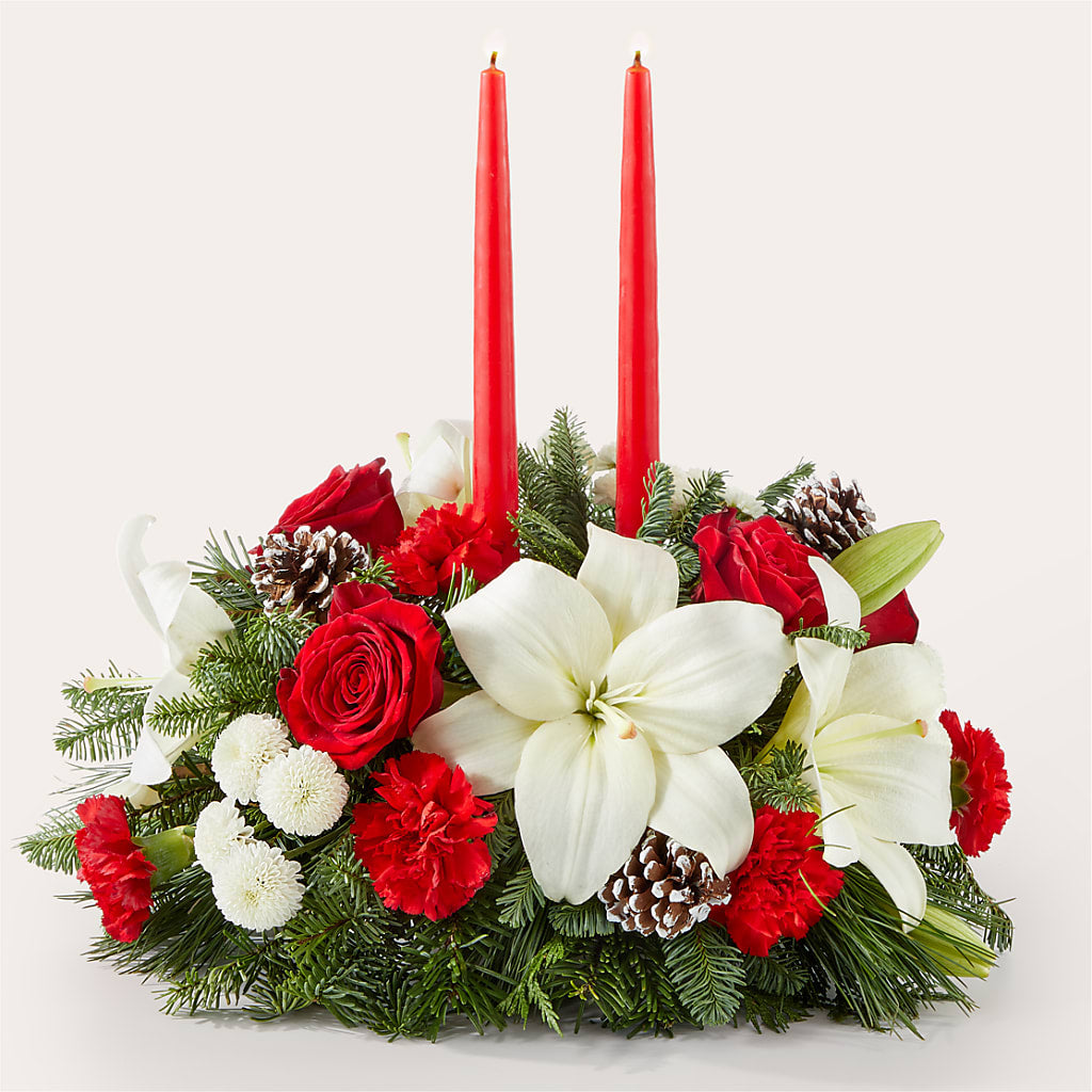 Seasonal Festivities Centerpiece – COBORN'S INC FLORAL SHOPPES, Saint Cloud MN