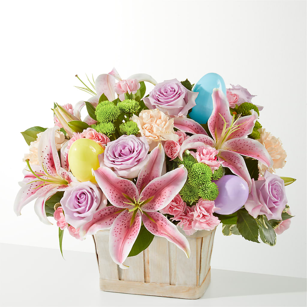 Eggcellent Blooms Basket – COBORN'S INC FLORAL SHOPPES, Saint Cloud MN