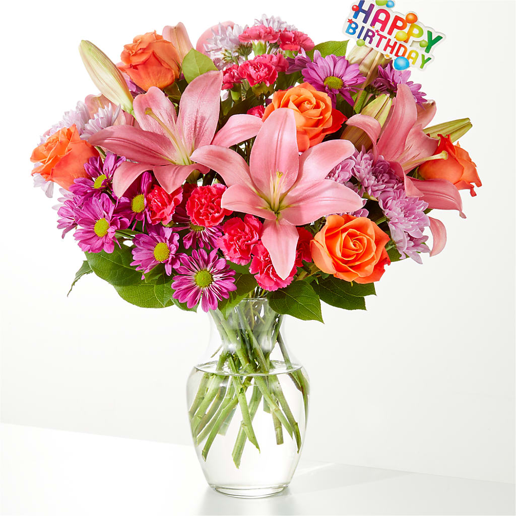 One and Only Bouquet & Happy Birthday Topper – COBORN'S INC FLORAL SHOPPES, Saint Cloud MN