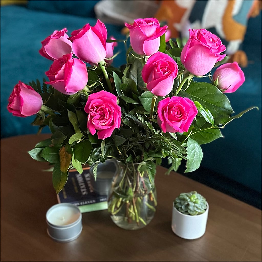 Long Stem Pink Rose Bouquet – COBORN'S INC FLORAL SHOPPES, Saint Cloud MN