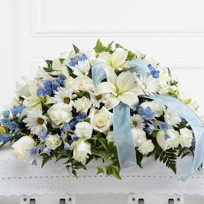 Tender Treasure Casket Spray – COBORN'S INC FLORAL SHOPPES, Saint Cloud MN