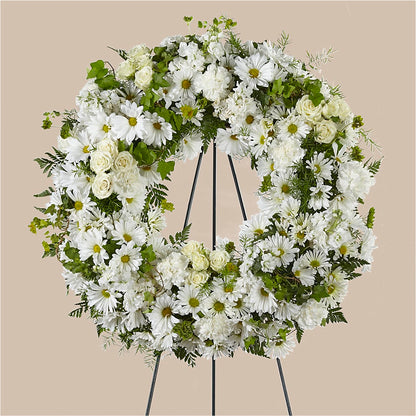 Faithful Wishes Wreath – COBORN'S INC FLORAL SHOPPES, Saint Cloud MN