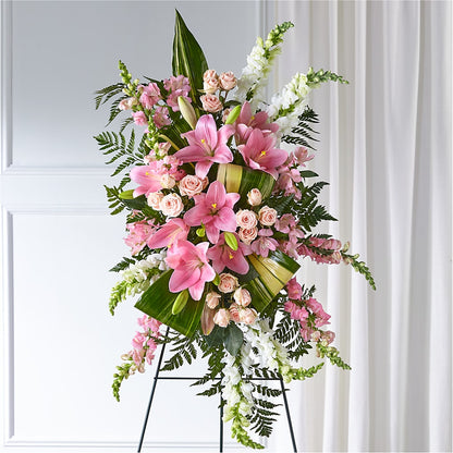 Elegant Embrace Standing Spray – COBORN'S INC FLORAL SHOPPES, Saint Cloud MN