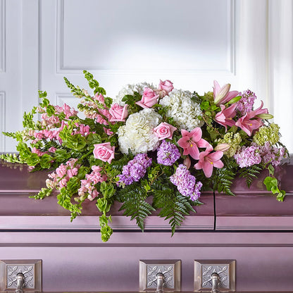 Life's Gratitude Casket Spray – COBORN'S INC FLORAL SHOPPES, Saint Cloud MN