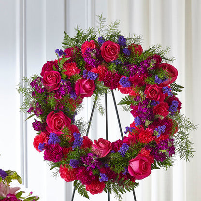 Calming Colors Wreath – COBORN'S INC FLORAL SHOPPES, Saint Cloud MN