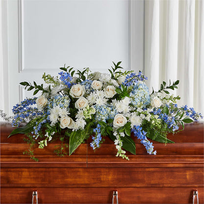 Timeless Essence Casket Spray – COBORN'S INC FLORAL SHOPPES, Saint Cloud MN