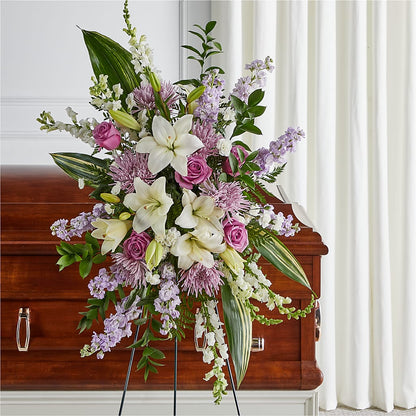 Grateful Hearts Standing Spray – COBORN'S INC FLORAL SHOPPES, Saint Cloud MN
