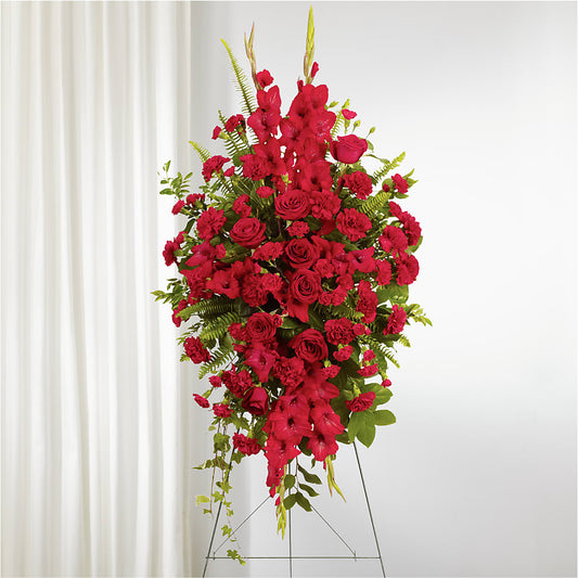 From the Heart Standing Spray – COBORN'S INC FLORAL SHOPPES, Saint Cloud MN