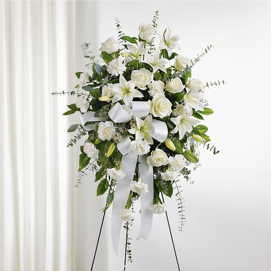 With Care Standing Spray – COBORN'S INC FLORAL SHOPPES, Saint Cloud MN