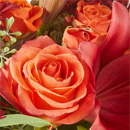 Crimson Leaves Bouquet – COBORN'S INC FLORAL SHOPPES, Saint Cloud MN